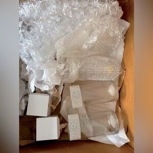 Bundle of 5 vas for party ,home decor